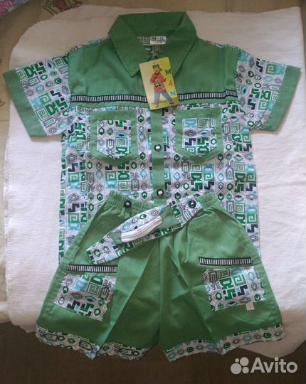 Костюм рубашка+шорты