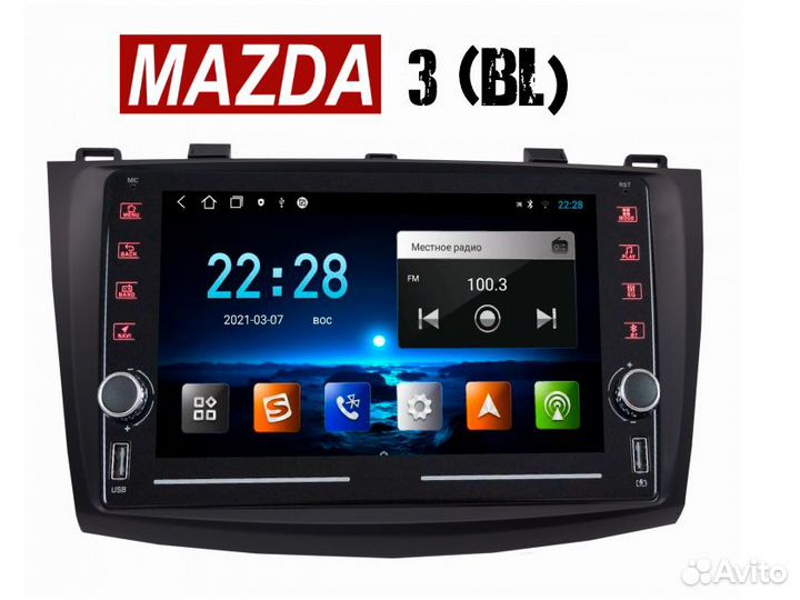Topway ts18 Mazda 3 bl LTE CarPlay 2/32gb