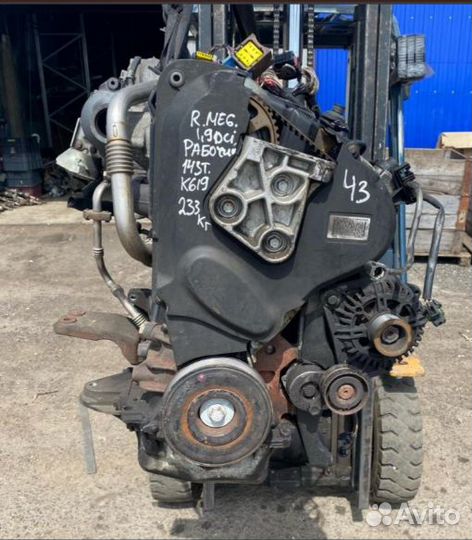 Двигатель Renault Megane 1.9 F9Q818