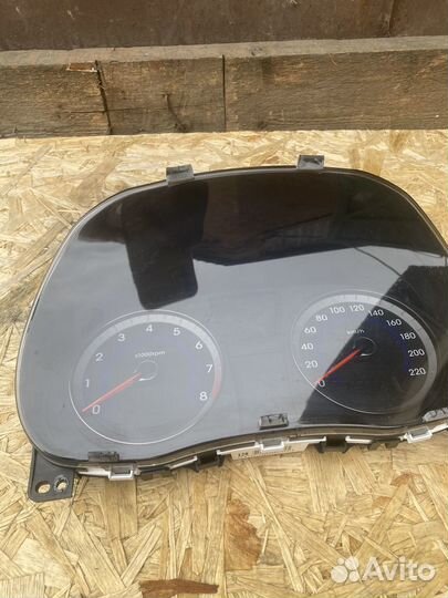 Щиток приборов hyundai solaris 1 АКПП