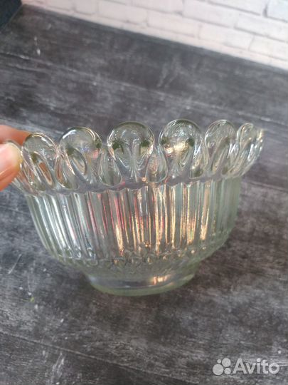 Конфетница стекло СССР