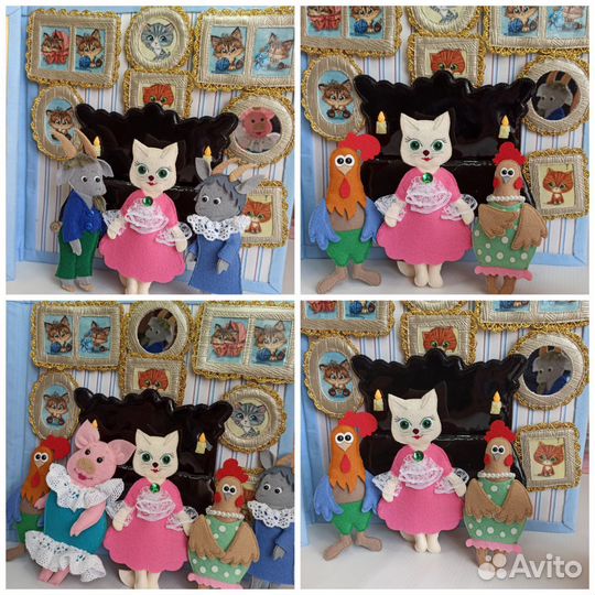 Тактильная книга из фетра 