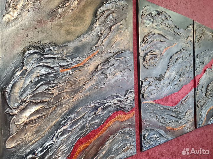 Интерьерная картина текстурная