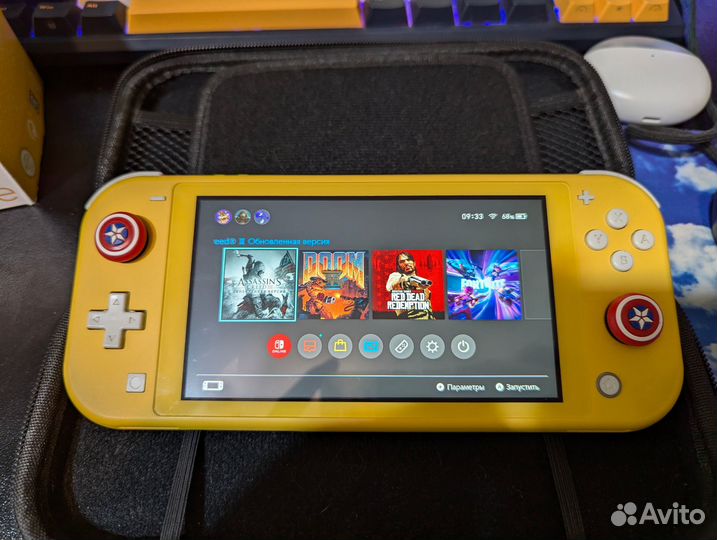 Nintendo Switch Lite с играми