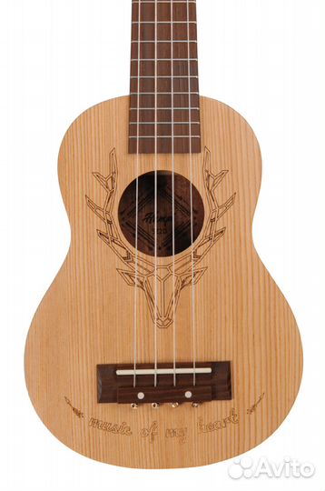 Новая укулеле сопрано Hampi. Доставка по РФ