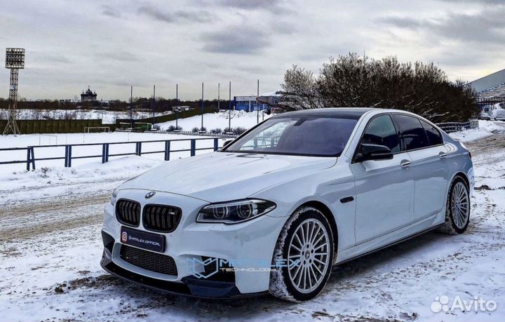 Сплиттер BMW F10 M5 и М лук, глянец