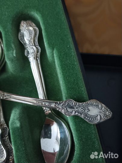 Набор посуды новый кофейные ложки, мельхиор