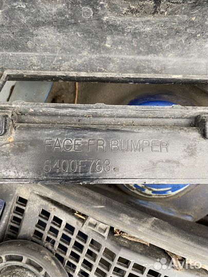 Бампер передний mitsubishi l200