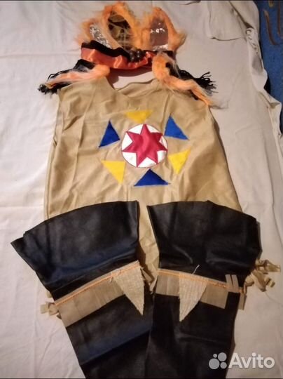 Карнавальный костюм индейца для мальчика