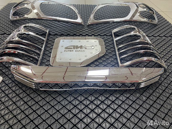 Комплект хром накладок Nissan Patrol 2001+