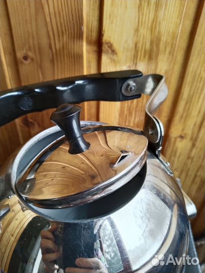 Чайник СССР винтаж Красный Выборжец