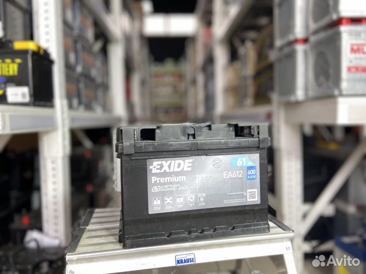 Аккумулятор Exide Premium 61 ah 600A
