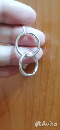 Серьги серебряные