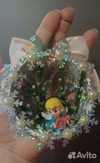 Поделка сувенир Новый год подарок ёлочная игрушка