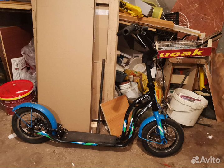 Самокат с большими колесами