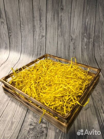 Коробка подарочная деревянная (кашпо)