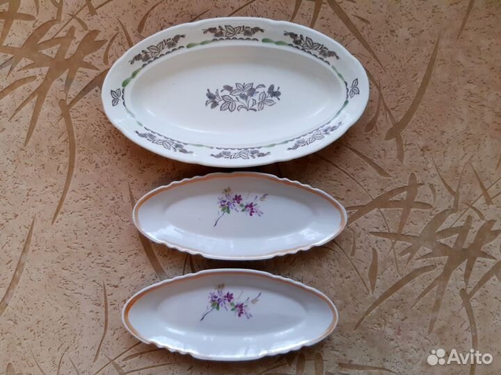 Селедочницы. СССР. зик Конаково, Дулево