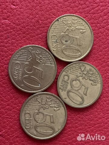 Монеты 50 euro cent