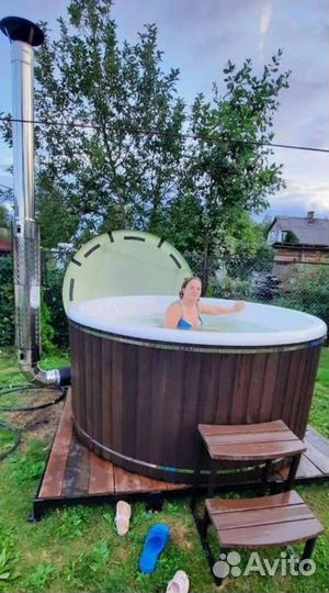 Купель с печным подогревом