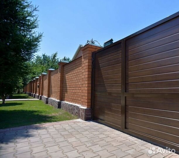 Распашные ворота 3500*2100