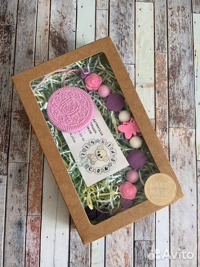 Держатель для соски/ пустышки Грызунок