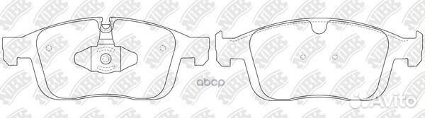 Колодки тормозные дисковые PN0682 NiBK