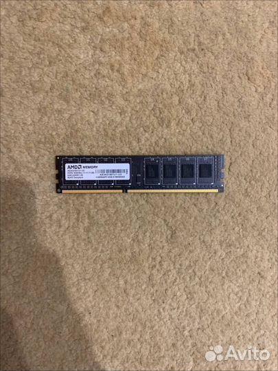 Оперативная память AMD Radeon ddr3 4gb 1600 мгц