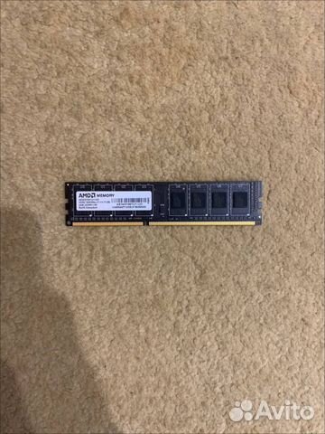 Оперативная память AMD Radeon ddr3 4gb 1600 мгц