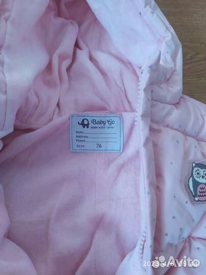 Комбинезон демисезонный 74