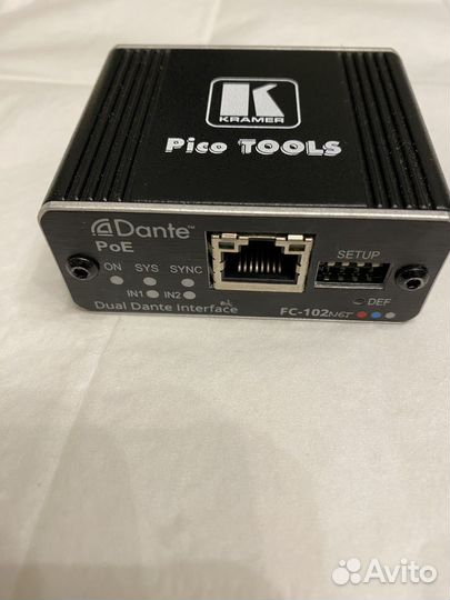 Двухканальный кодер аудиосигнала Kramer FC-102NET