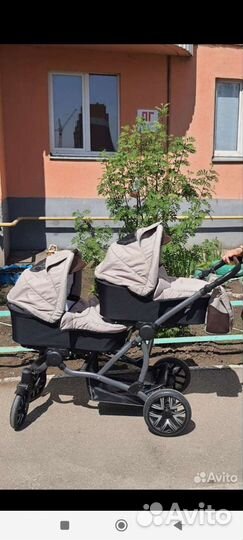 Коляска для двойни 3 в 1