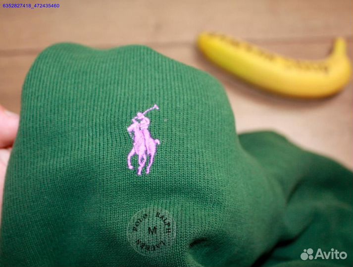 Polo Ralph Lauren джемпер зеленый полузамок (Арт.27154)