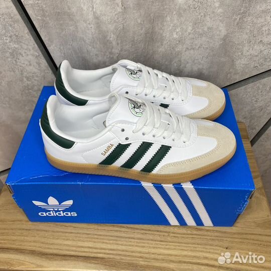 Adidas Samba Vegan White/Green