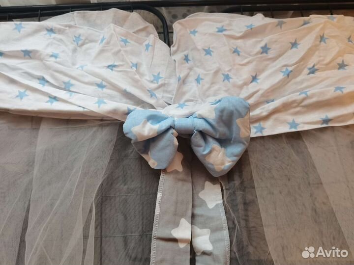 Бортики и балдахин в кроватку