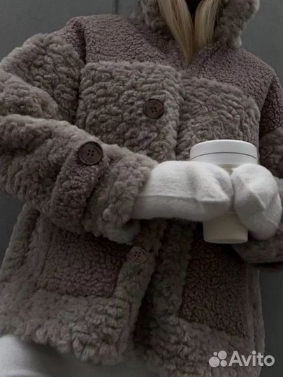 Шубка тедди чебурашка