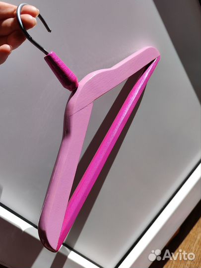 Вешалки плечики деревянные детские Барби/Barbie