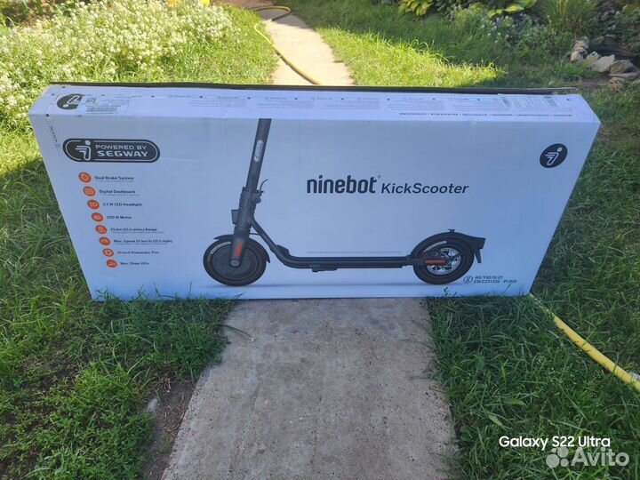 Электросамокат ninebot kickscooter f25e