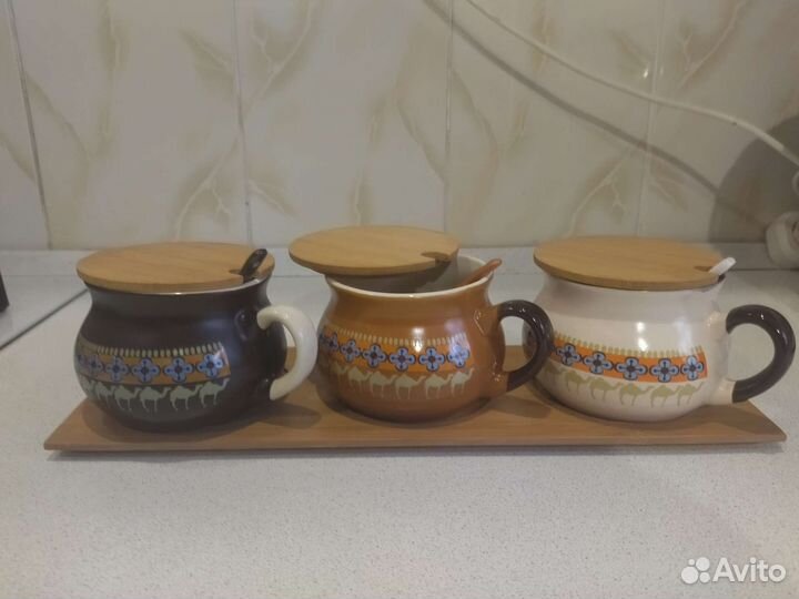 Набор банок для специй/ орехов