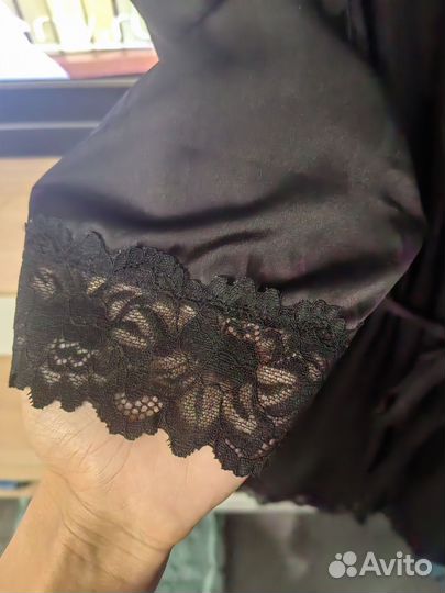 Халат женский атласный