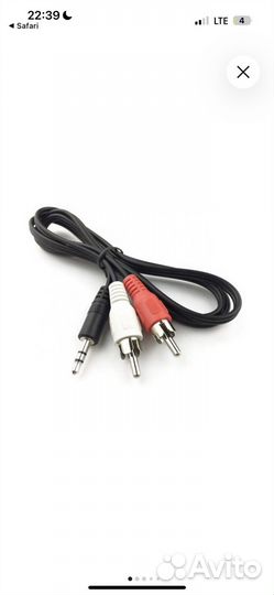 Кабель jack 3.5 2 rca