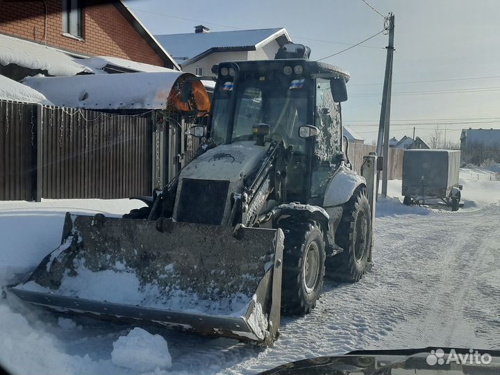 Услуги экскаватора погрузчика с буром