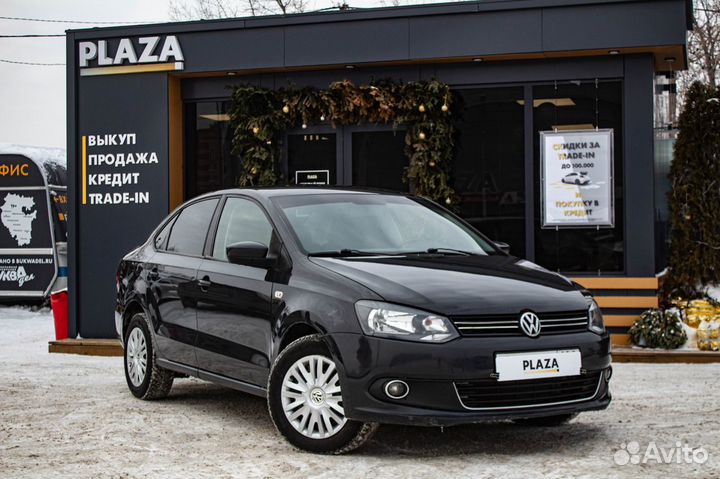 Volkswagen Polo 1.6 AT, 2012, 153 169 км