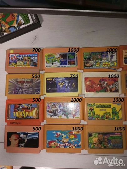 Катриджи dendy (стародел)