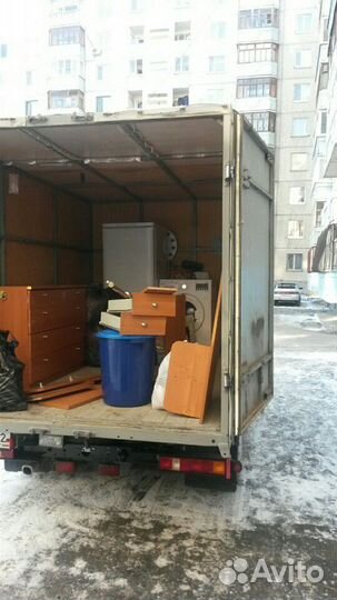 Грузоперевозки на Газели, грузчики