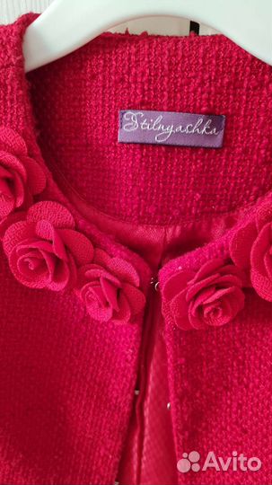 Пиджак для девочки 122