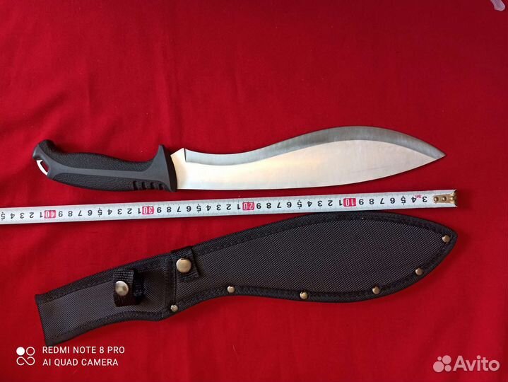 Нож большой, Мачете, сталь 420J2, ножны, новый