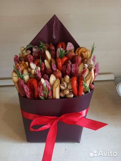 Мужской съедобный букет