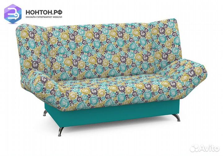 Диван клик-кляк Палермо с принтом круги