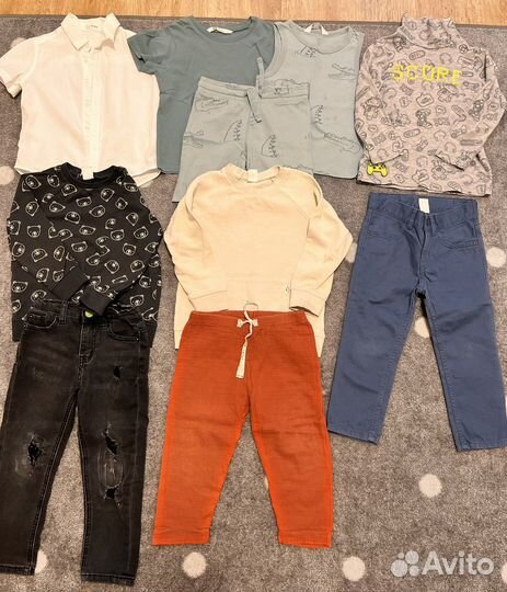 Вещи брендовые пакетом на мальчика 98-104 размер