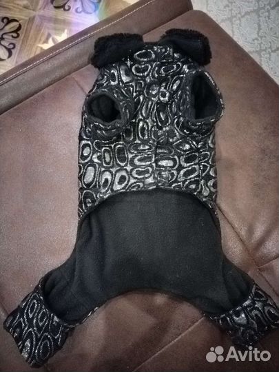 Одежда для собак мелких пород комбинезон зимний